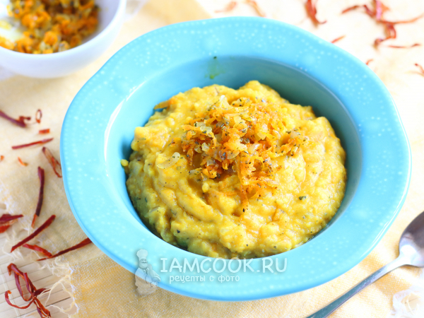 Гороховое пюре с луком и морковью, рецепт с фото