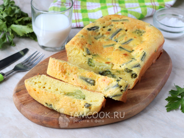 Заливной пирог на сыворотке, рецепт с фото