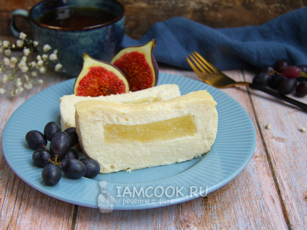 Творожная запеканка с дыней, рецепт с фото