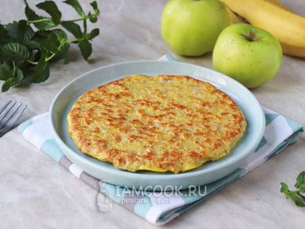 Овсяноблин в духовке, рецепт с фото