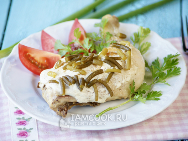 Тушеные куриные окорочка, рецепт с фото