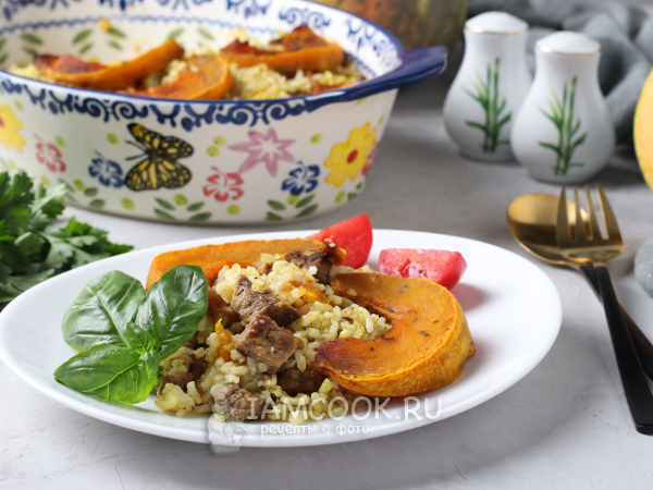 Мусака с тыквой, рецепт с фото