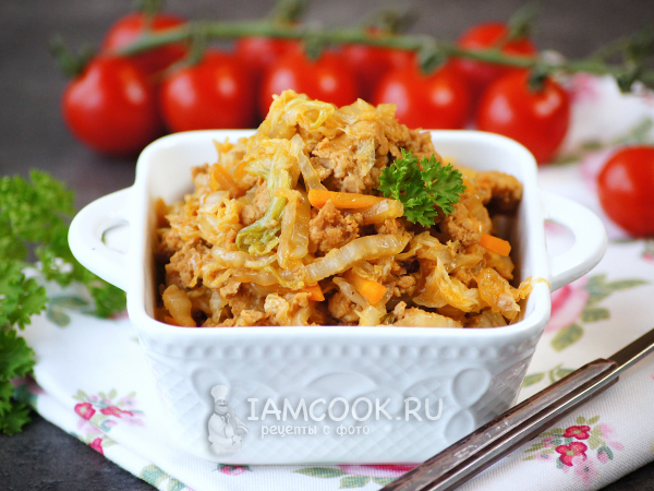 Пекинская капуста с фаршем в духовке, рецепт с фото