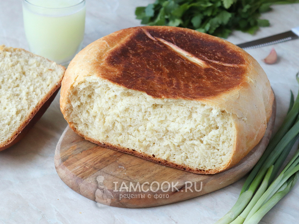 Хлеб на сыворотке в мультиварке (дрожжевой), рецепт с фото