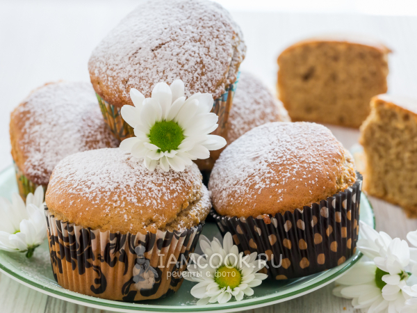 Кофейные кексы на скорую руку, рецепт с фото