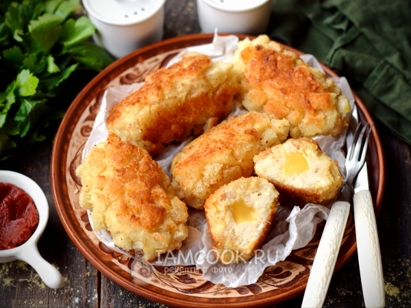 Пожарские котлеты с сыром, рецепт с фото