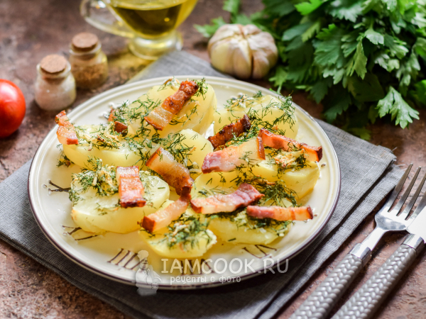 Чесночная картошка, рецепт с фото