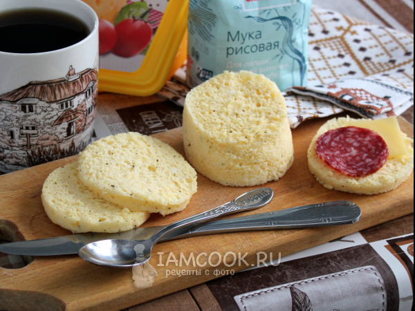 ПП Хлеб в кружке в микроволновке, рецепт с фото