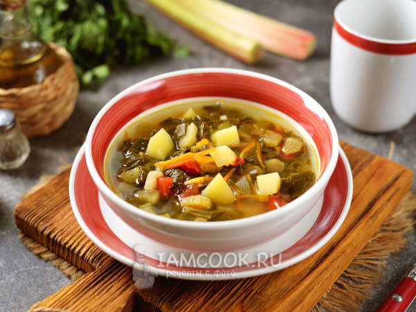 Щи из ревеня, рецепт с фото