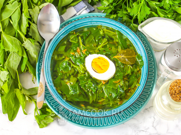 Суп из лебеды, рецепт с фото