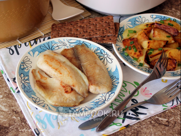 Жареная тилапия в мультиварке, рецепт с фото