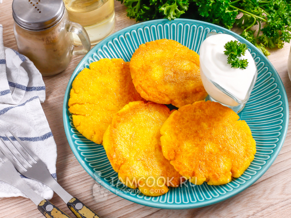 Кукурузные лепешки с сыром, рецепт с фото