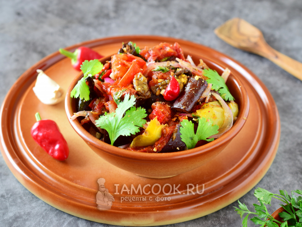 Аджапсандал в духовке, рецепт с фото