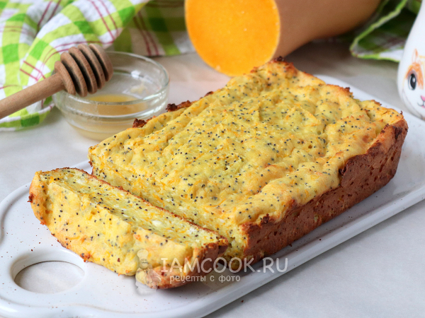 Творожно-тыквенная запеканка с маком, рецепт с фото