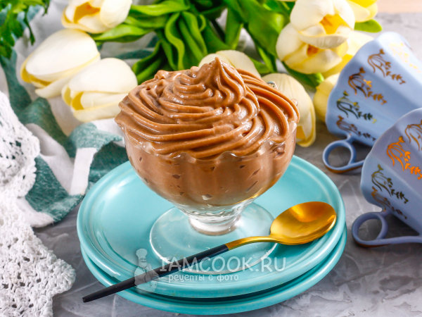 Шоколадный крем пломбир, рецепт с фото