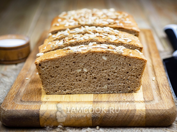 Ржаной хлеб на закваске, рецепт с фото