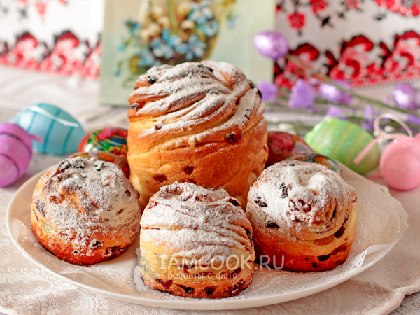 Краффины с песочной крошкой на Пасху, рецепт с фото