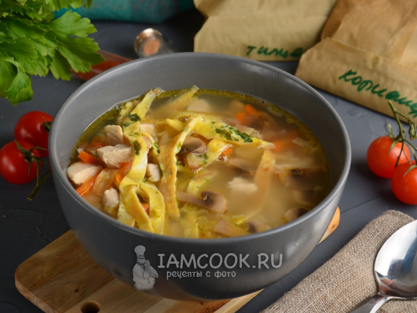 Итальянский куриный суп, рецепт с фото