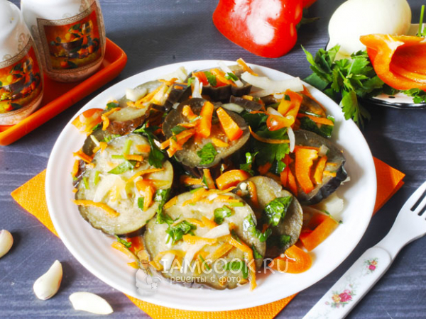 Квашеные баклажаны по-грузински, рецепт с фото