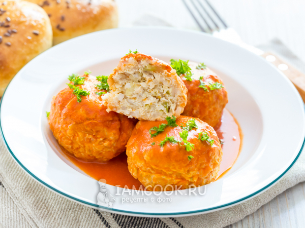 Диетические ленивые голубцы, рецепт с фото