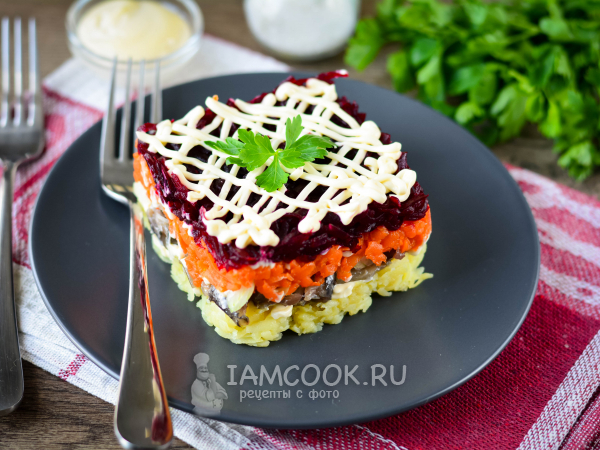 Хамса под шубой, рецепт с фото