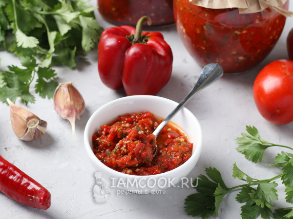 Аджика армянская на зиму, рецепт с фото