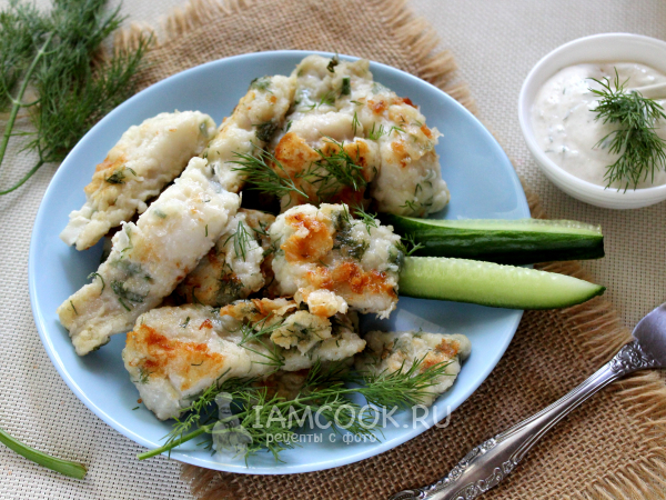 Жареный минтай по-бухарски, рецепт с фото