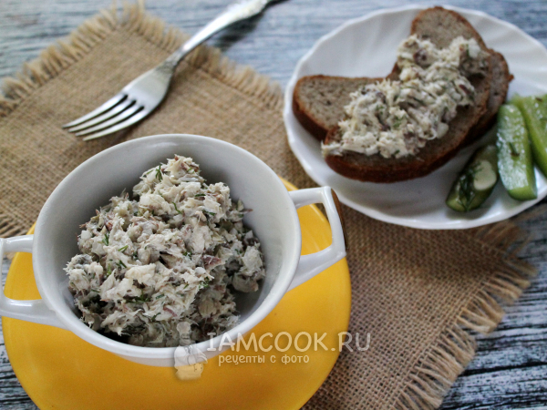 Рийет из скумбрии с каперсами, рецепт с фото