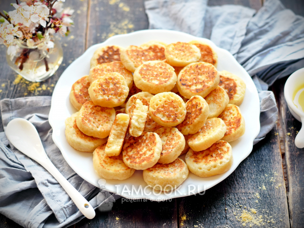 Творожное печенье на сковороде, рецепт с фото