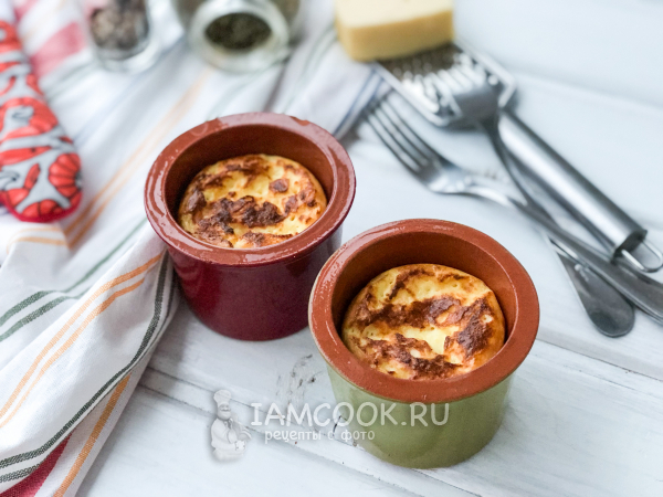 Творожно-сырное суфле, рецепт с фото