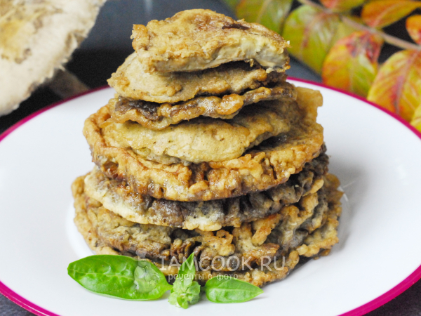 Грибы зонтики в кляре, рецепт с фото