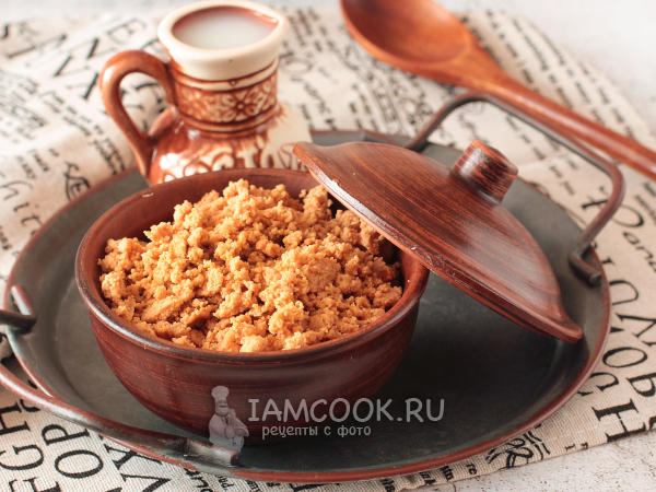 Корт по-татарски из ряженки на сковороде, рецепт с фото