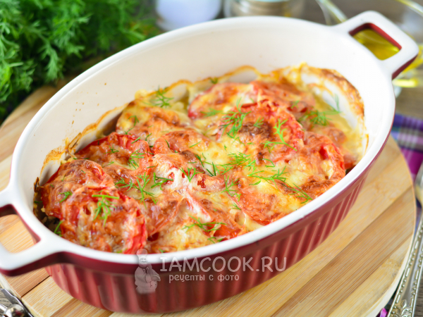 Рыба по-французски в духовке, рецепт с фото