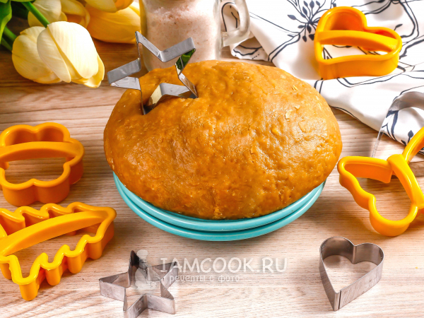 Заварное пряничное тесто, рецепт с фото