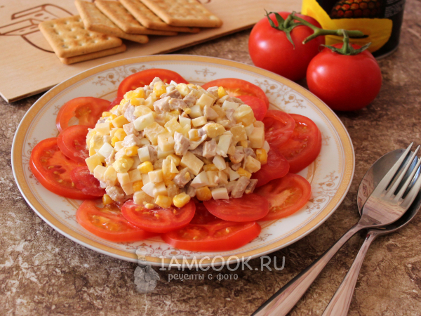 Салат «Африканская роза», рецепт с фото