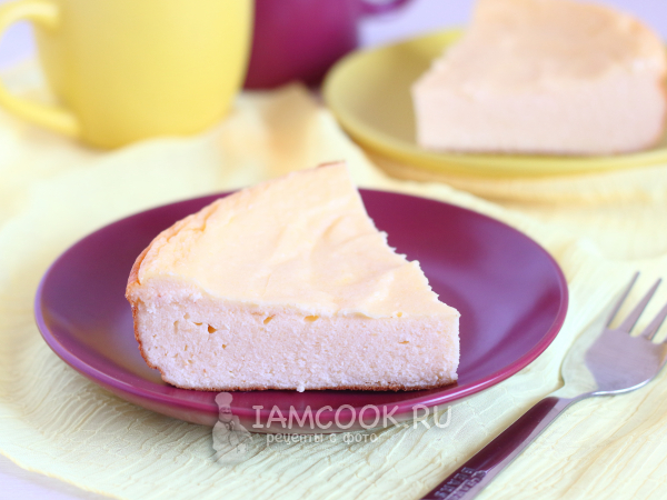 Творожная запеканка с кукурузной мукой в мультиварке, рецепт с фото