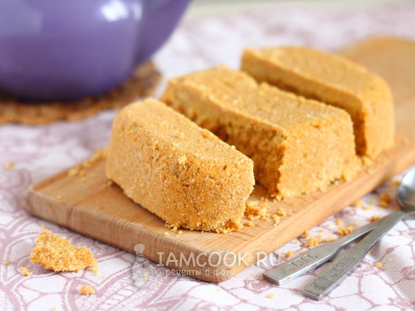 Халва из кукурузной муки, рецепт с фото
