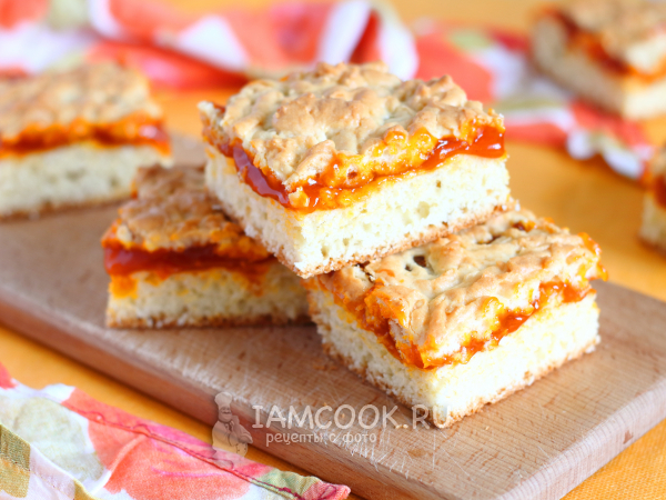 Пирог с облепихой (песочный), рецепт с фото