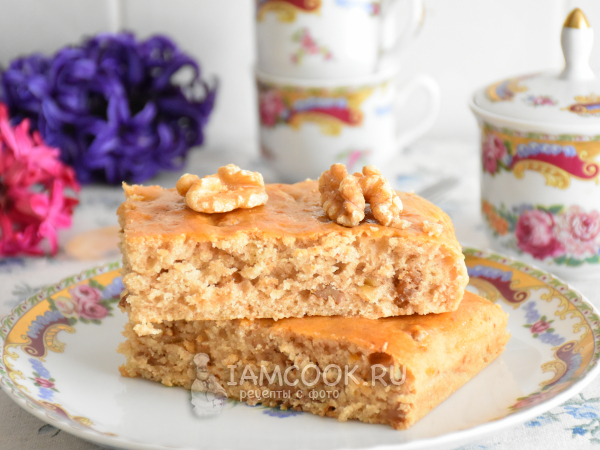 Постные ореховые полоски, рецепт с фото