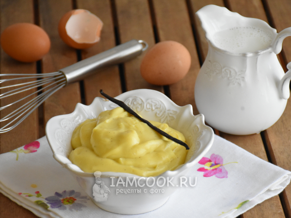 Крем Патисьер (заварной) , рецепт с фото