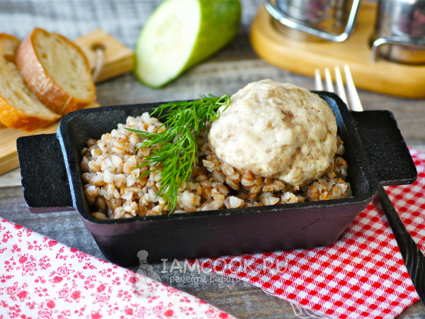 Гречка с котлетами в духовке, рецепт с фото
