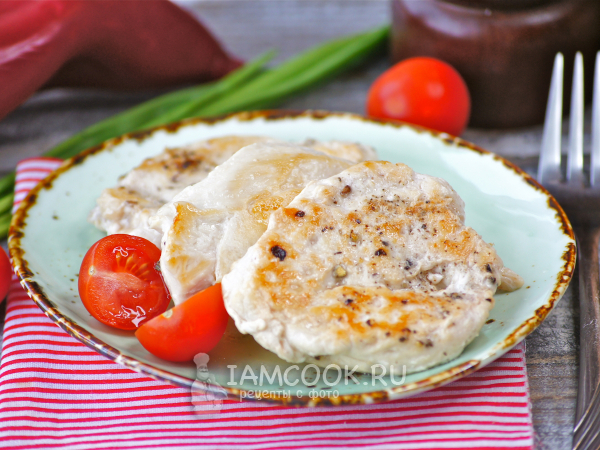 Эскалоп из курицы, рецепт с фото