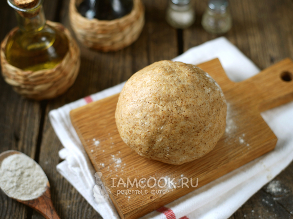 Тесто для пиццы из овсяной муки, рецепт с фото