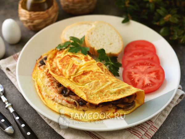 Бризоль с фаршем и грибами, рецепт с фото