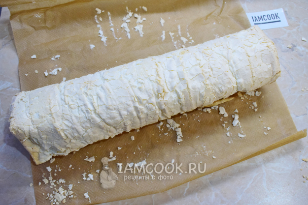 Готовим рулет из меренги