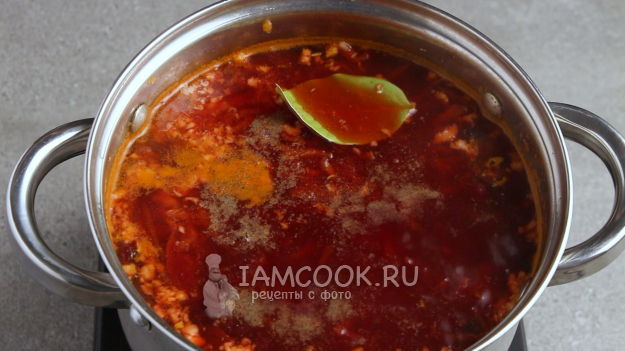 Рецепт постного борща из квашеной капусты