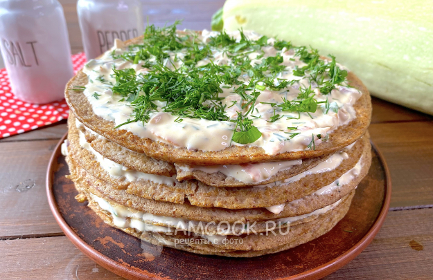 Собираем закусочный торт из куриной печени