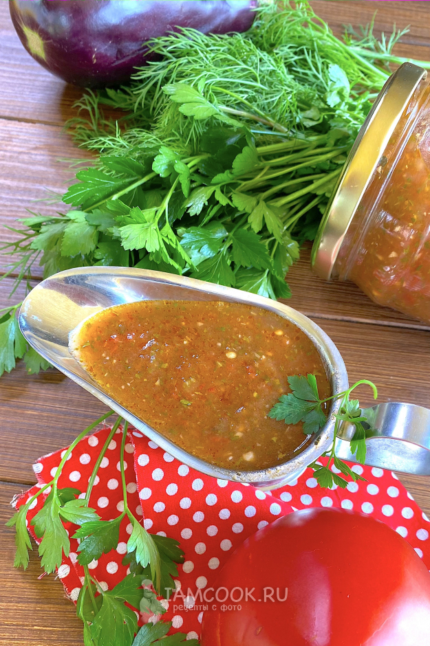 Соус из баклажан на зиму