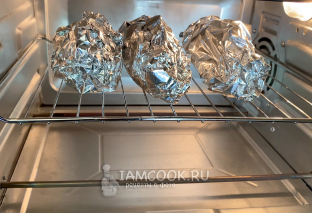 Запекание баклажанов в фольге