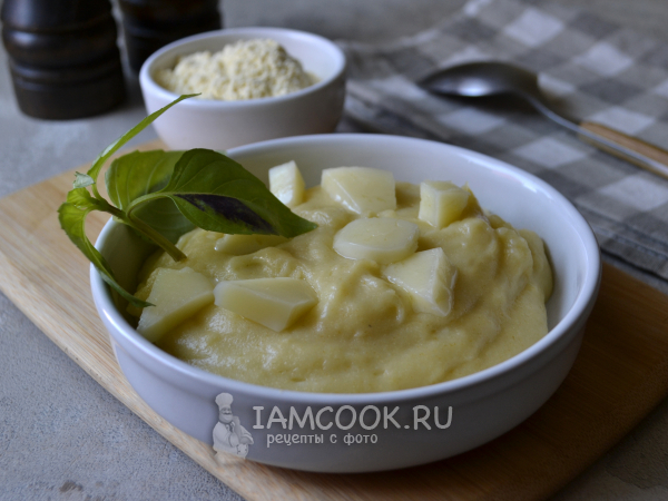 Полента (каша из кукурузной муки) на воде, рецепт с фото